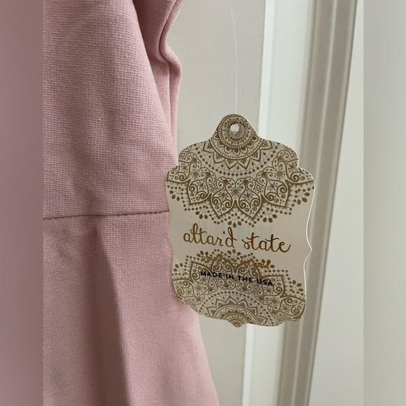 Altar’d State NWT Petal Pink Mini Dress Spaghetti Straps sz M - Picture 2 of 7